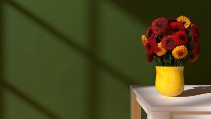 Dahlia Flowers Bouqet