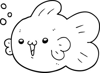 cartoon fish