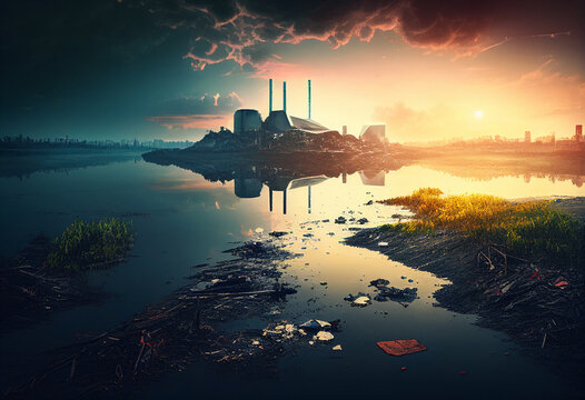 polluting industries dump their waste in to the land water air