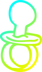 cold gradient line drawing cartoon dummy