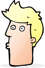 cartoon surprised man