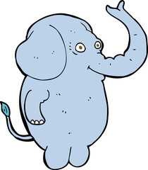 cartoon funny elephant