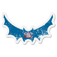 cute halloween bat grunge sticker