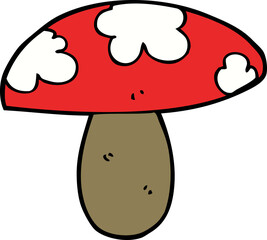 cartoon mushroom