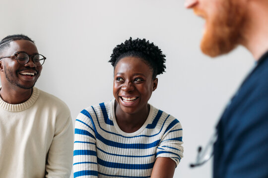 Pregnant Woman and Her Boyfriend on Regular Checkup 