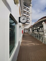 clock on the ship