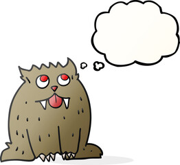 thought bubble cartoon beast