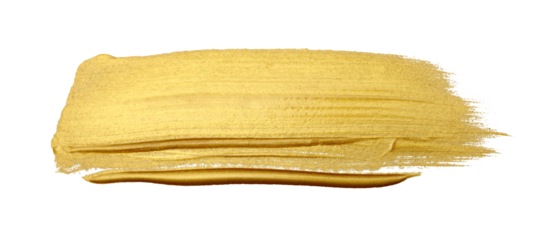 PNG Gold bronze Glitter brushstroke painting blot smear line isolated on tranparent. Abstract glow shine background.