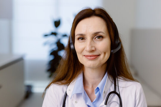 Portrait physician feature expression healthcare occupation digital