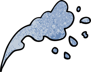 grunge textured illustration cartoon water splash