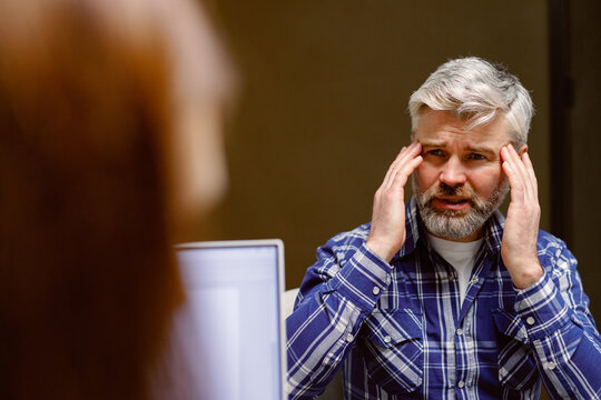 Anonymous headache patient wellbeing healthcare discomfort 