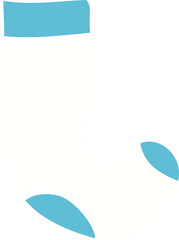 Fototapeta na wymiar cartoon doodle sock