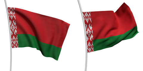 Belarus Two Model ALPHA BACKROUND Flag