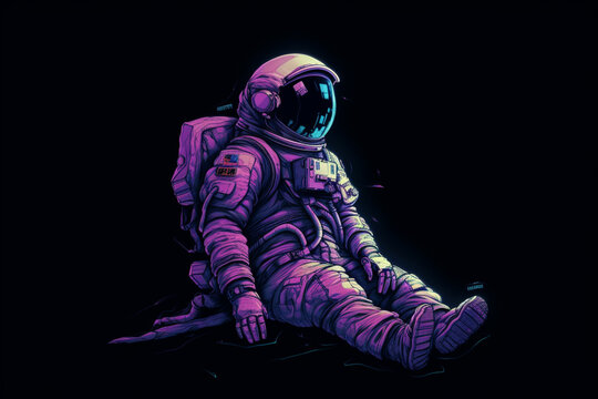 astronaut in space