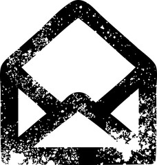 envelope letter distressed icon