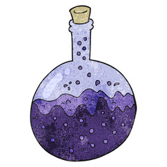 textured cartoon chemicals