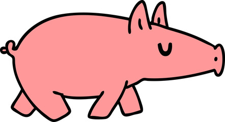 long snout pig