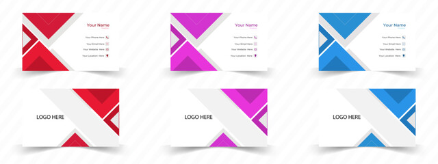  Double-sided creative business card vector design template, modern business card print templates, 
    Clean Corporate Business Card Layout, Modern and simple business card design.
