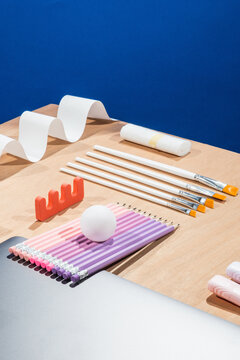 Methodically organised student tabletop