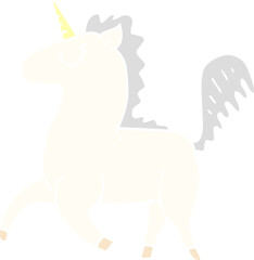 cartoon doodle unicorn