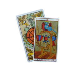 Tarot Middle Age Major Arcana PNG 10. tarot cutout the wheel of fortune rider waite marseille