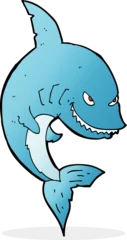 Rucksack funny cartoon shark © lineartestpilot