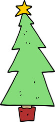 cartoon christmas tree