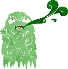 gross cartoon ghost