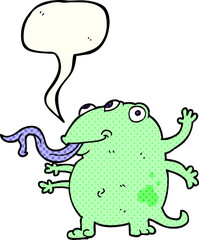 comic book speech bubble cartoon alien