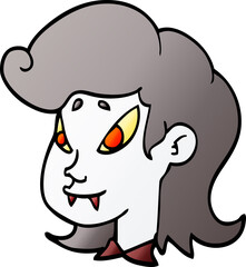 Obraz premium cartoon doodle vampire