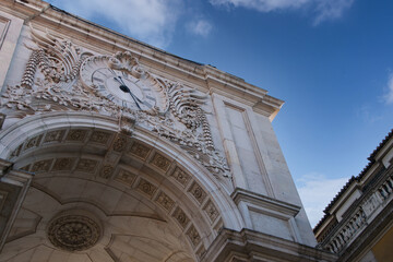 Fototapeta na wymiar Arco de la Rua Augusta, Lisboa