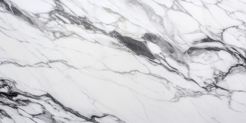 Surface of white marble stone, ceramics. Generative ai.