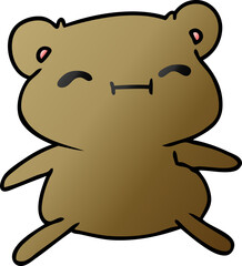 gradient cartoon kawaii cute teddy bear