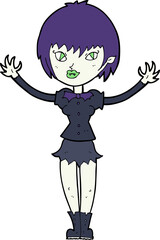 cartoon vampire girl