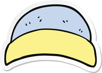 sticker of a cartoon hat