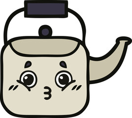 cute cartoon kettle