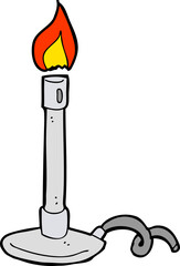 cartoon bunsen burner