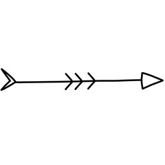 Hand Drawn Vector Arrows 