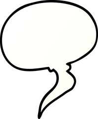 cartoon doodle speech bubble