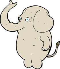 cartoon funny elephant