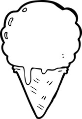 cartoon ice cream