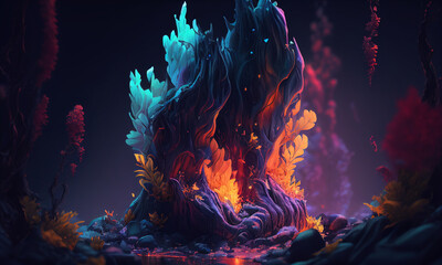 Dark World Tree Generative AI