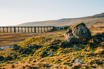 Ribblehead viaduct in winter