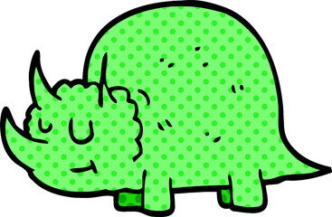 cartoon doodle prehistoric dinosaur