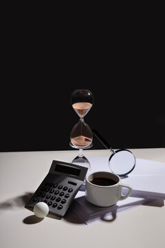 Creative business still life composition