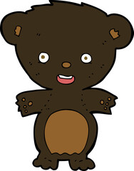cartoon black bear