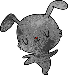 textured cartoon kawaii cute furry bunny