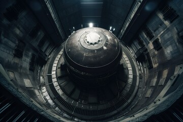 An image of the interior of a nuclear reactor created with Generative AI technology.