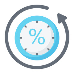 Limited Offer Flat Icon