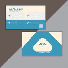 New And Modern Business Card Template.creative and modern business card template.double sided business card template.